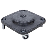 Rubbermaid Commercial 3530 Brute Square Dolly For 3526 3536 Containers Black